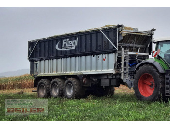 Remolque autocargador Fliegl ASW 391 TAURUS FOX 50m³ + elektr. ZWL + ISOBUS + Top Lift Light: foto 3