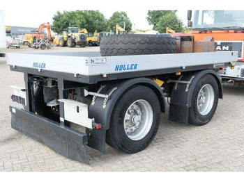 Remolque plataforma/ Caja abierta Huffermann HTA 18.00, Tandem, Ballastanhänger, Luftfederung: foto 4