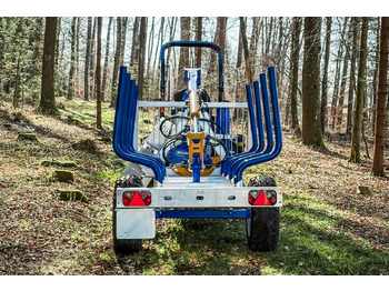 Remolque forestal nuevo Binderberger Alpin 3t Holzrückewagen: foto 2
