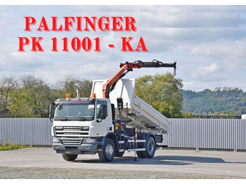 Arrendamiento de DAF CF 75.310 Kipper 4,30 m* KRAN * TOPZUSTAND  DAF CF 75.310 Kipper 4,30 m* KRAN * TOPZUSTAND: foto 1