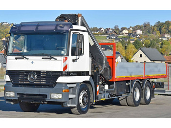 Camión grúa Mercedes-Benz ACTROS 2635 Pritsche 6,40m + HIAB 400 E-5 + FUNK Mercedes-Benz ACTROS 2635 Pritsche 6,40m + HIAB 400 E-5 + FUNK: foto 4