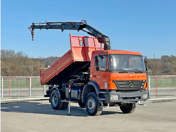 Camión grúa Mercedes-Benz AXOR 1829 * HIAB 1111 HIDUO + FUNK * TOP * 4x4: foto 2