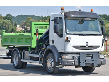 Camión grúa, Camión volquete Renault MIDLUM 220 DXI *KIPPER 3,80m *HIAB 077 B-2 DUO: foto 4