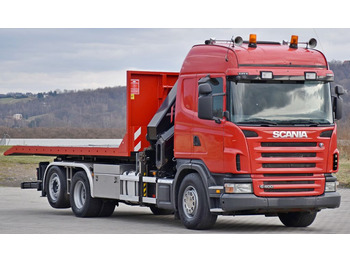 Camión multibasculante, Camión grúa Scania G 400 * Abschleppwagen 6,40m* KRAN + FUNK * TOP: foto 3