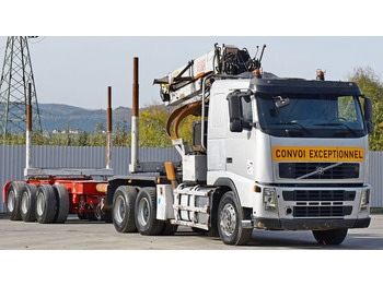 Camión forestal, Camión grúa Volvo FH 520 * EPSILON E260L83 * Anhänger /6x4: foto 4