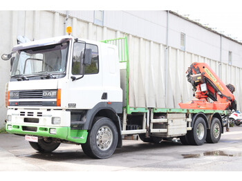 Camión caja abierta, Camión grúa Daf CF85.430  Kran Palfinger PK27000 Funk Seilwinde: foto 1