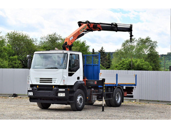 Camión caja abierta, Camión grúa Iveco Eurocargo 180E28: foto 2
