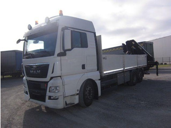 Camión caja abierta, Camión grúa MAN TGX 26.440 mit Hiab-Kran Funkfernbedienung: foto 2 Camión caja abierta, Camión grúa MAN TGX 26.440 mit Hiab-Kran Funkfernbedienung: foto 2