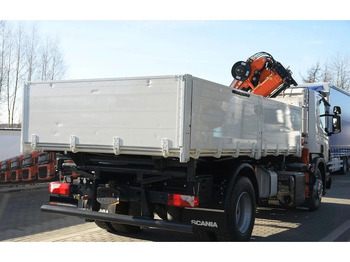Arrendamiento de Scania P 250 - 3 way tipper + crane Scania P 250 - 3 way tipper + crane: foto 4
