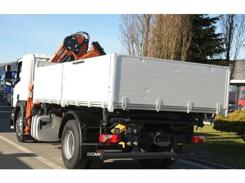 Arrendamiento de Scania P 250 - 3 way tipper + crane Scania P 250 - 3 way tipper + crane: foto 5