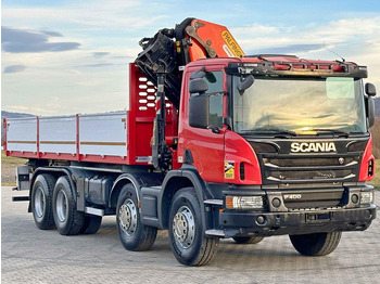 Camión volquete, Camión grúa Scania P 400: foto 4
