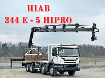 Camión caja abierta SCANIA P 410