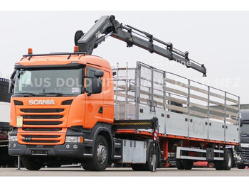 Camión caja abierta SCANIA R 410