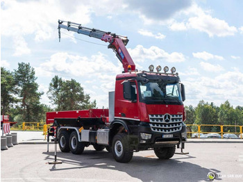 Camión grúa Mercedes-Benz AROCS 3345 6x6 HMF 3220 Winch Crane tipper: foto 2 Camión grúa Mercedes-Benz AROCS 3345 6x6 HMF 3220 Winch Crane tipper: foto 2