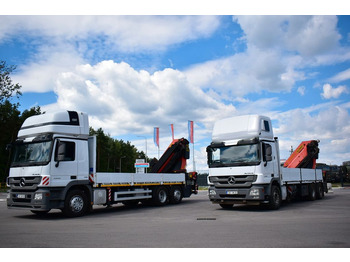 Camión grúa, Camión caja abierta Mercedes-Benz Actros 2546 6x2 Palfinger PK 53002 Crane Kran: foto 5