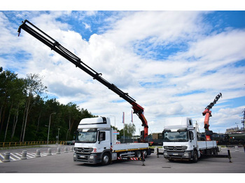 Camión grúa, Camión caja abierta Mercedes-Benz Actros 2546 6x2 Palfinger PK 53002 Crane Kran: foto 4