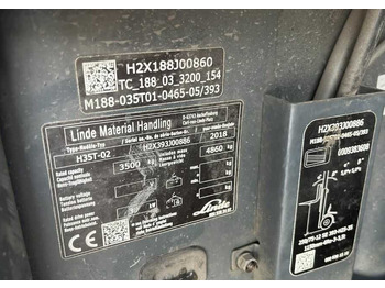 Carretilla elevadora de gas Linde H35T-02: foto 4