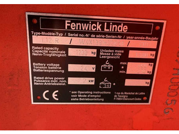 Apilador Linde L12R: foto 4 Apilador Linde L12R: foto 4