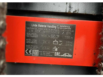 Apilador Linde L14AP: foto 4