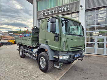 Camión caja abierta Iveco Eurocargo ML100E22WM-BW 4x4 Pritsche L-Haus Bett: foto 2