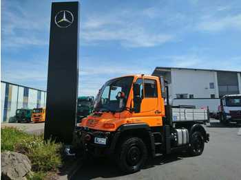Camión caja abierta, Vehículo municipal Mercedes-Benz UNIMOG U300 4x4 Klima Standheizung Hydraulik: foto 1
