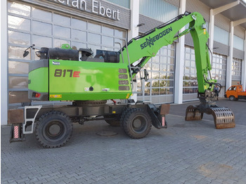 Excavadora de ruedas Sennebogen 817E / nur: 1.374h / 2019 / Sortiergreifer: foto 2