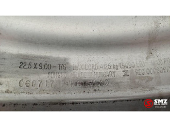 Llanta para Camión Diversen Occ set Alcoa aluminiumvelgen 9,00x22,5: foto 5 Llanta para Camión Diversen Occ set Alcoa aluminiumvelgen 9,00x22,5: foto 5