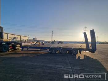 Semirremolque góndola rebajadas 2018 McCauley Tri Axle Step Frame Low Loader Trailer, Out Riggers, Hydraulic Ramps: foto 2