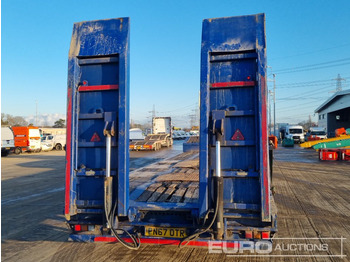 Semirremolque góndola rebajadas 2018 McCauley Tri Axle Step Frame Low Loader Trailer, Out Riggers, Hydraulic Ramps: foto 4