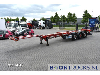 Semirremolque portacontenedore/ Intercambiable D-Tec FLEXITRAILER | 2x20-30-40-45ft HC * 2x LIFT AXLE * 2x EXTENDABLE * MOT 11-2025: foto 5