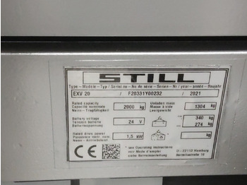 Apilador Still EXV20/BATT.NEU: foto 5