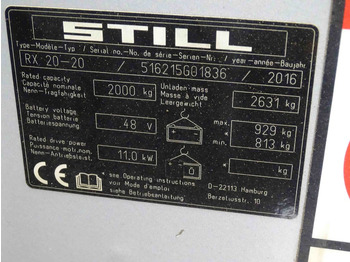 Carretilla elevadora eléctrica Still RX20-20: foto 5
