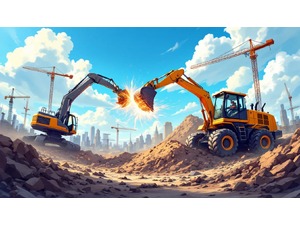 Bulldozer vs Excavadora