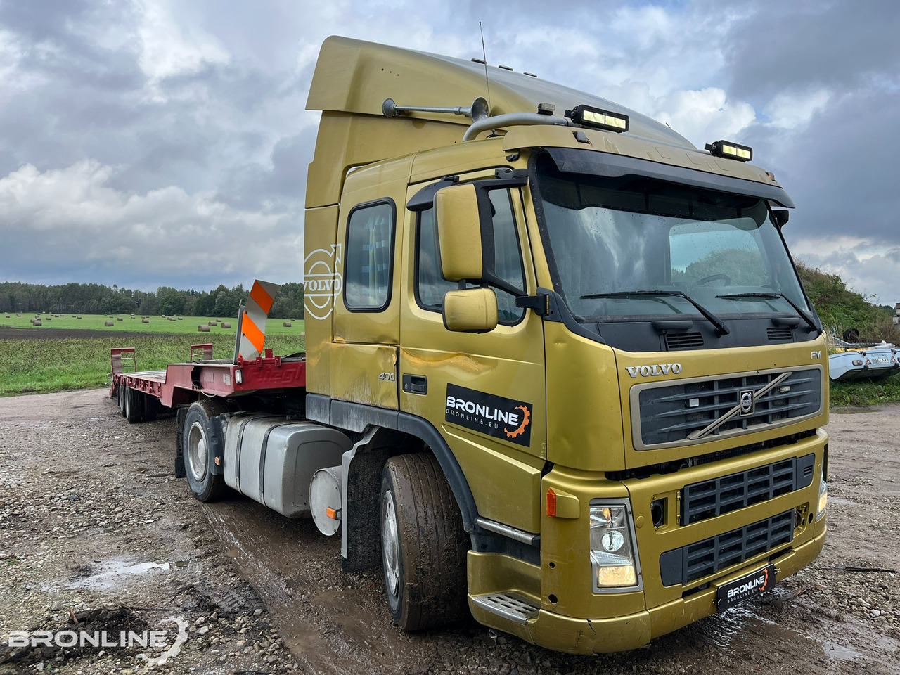 2006 Volvo FM400 + 2000 FLIEGL SZS 280 Flatbed - Cabeza tractora: foto 2 2006 Volvo FM400 + 2000 FLIEGL SZS 280 Flatbed - Cabeza tractora: foto 2