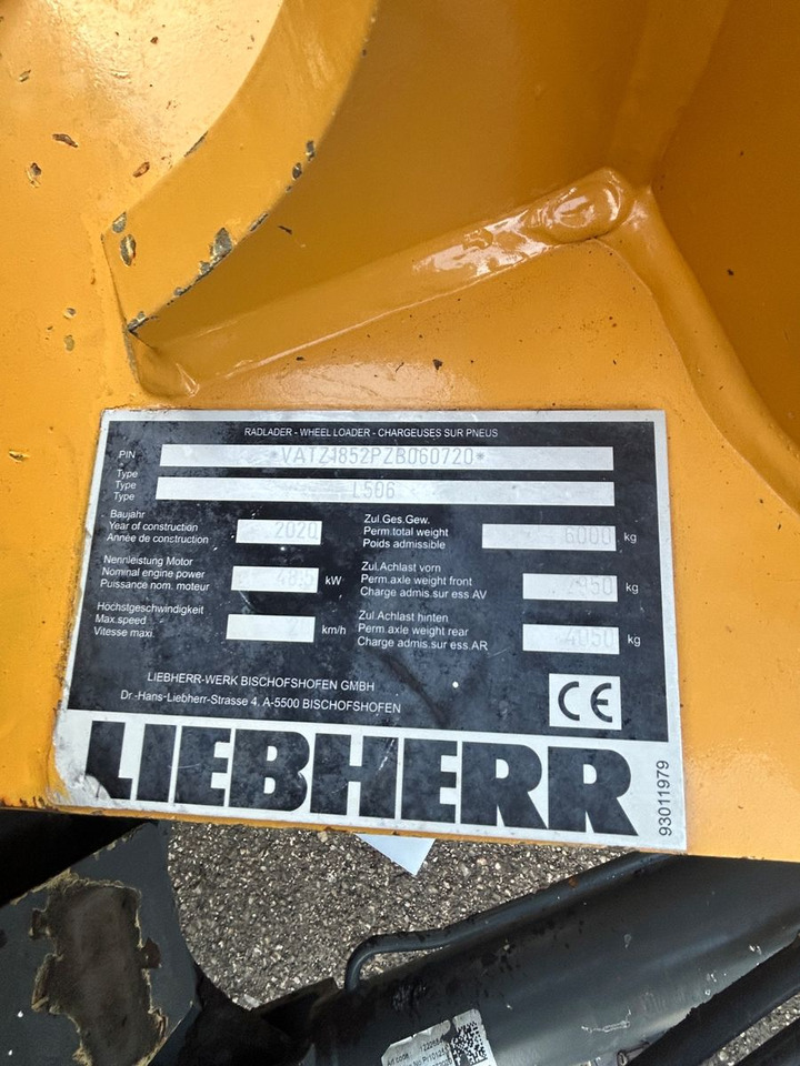 Liebherr L 506 - Cargadora de ruedas: foto 5 Liebherr L 506 - Cargadora de ruedas: foto 5