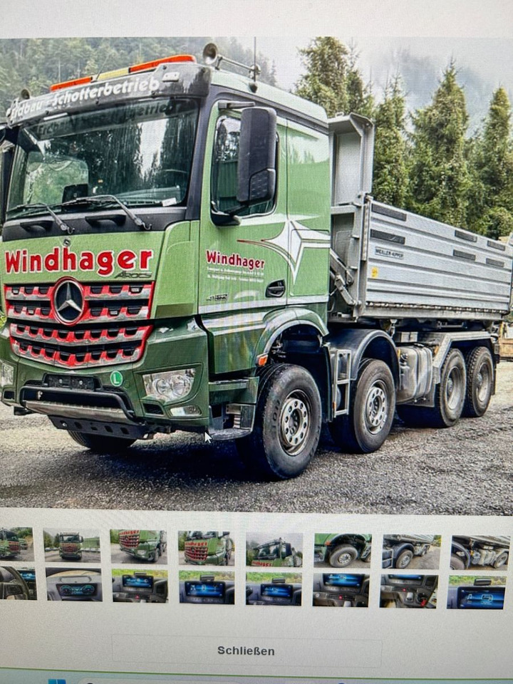 Mercedes-Benz Arocs 4152 8x4 BB Meiller Special Kipper - Camión volquete: foto 1 Mercedes-Benz Arocs 4152 8x4 BB Meiller Special Kipper - Camión volquete: foto 1