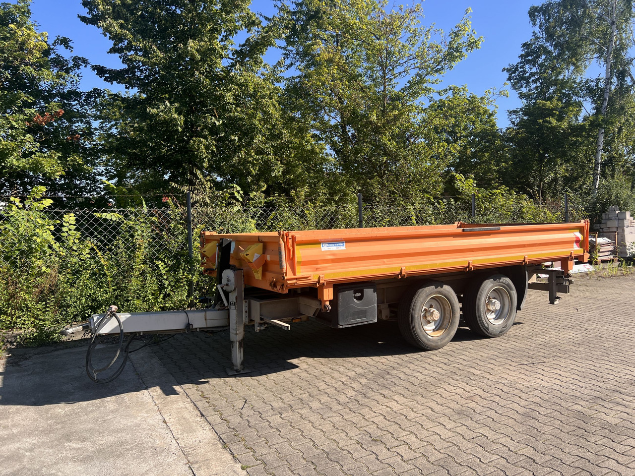 Blomenroehr 888/14000  14 t Tandemkipper- Tieflader - Remolque volquete: foto 4 Blomenroehr 888/14000  14 t Tandemkipper- Tieflader - Remolque volquete: foto 4