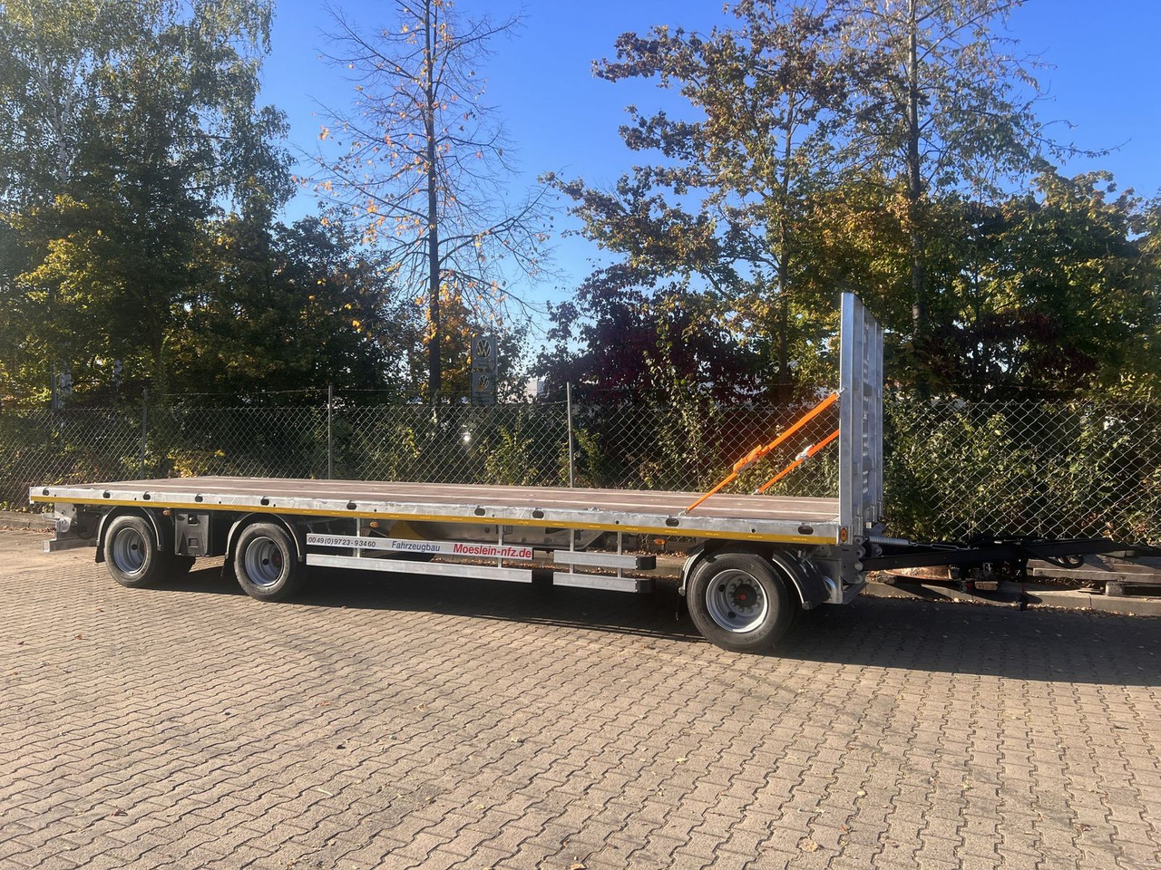 Möslein 3 Achs Jumbo- Plato- Anhänger 9 m, Mega - Remolque plataforma/ Caja abierta: foto 5 Möslein 3 Achs Jumbo- Plato- Anhänger 9 m, Mega - Remolque plataforma/ Caja abierta: foto 5