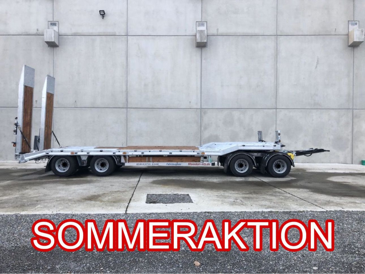 Möslein 4 Achs Tieflader- Anhänger, Neufahrzeug - Remolque góndola rebajadas: foto 1 Möslein 4 Achs Tieflader- Anhänger, Neufahrzeug - Remolque góndola rebajadas: foto 1