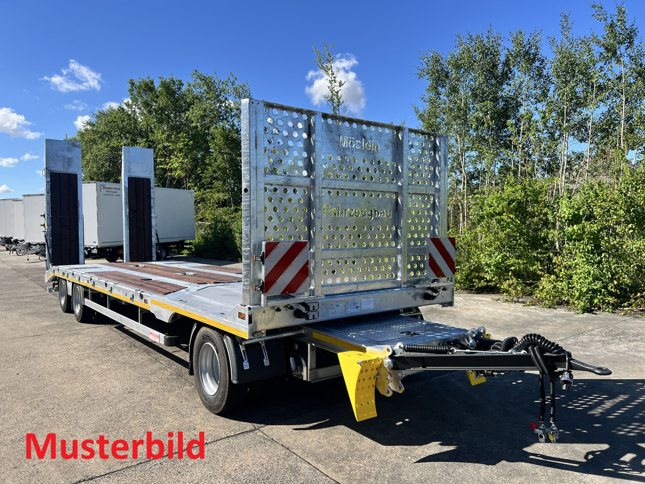 Möslein T4 VB H1 gerade neuer 4 Achs Tieflader gerade hydraulischen Rampen - Remolque góndola rebajadas: foto 3 Möslein T4 VB H1 gerade neuer 4 Achs Tieflader gerade hydraulischen Rampen - Remolque góndola rebajadas: foto 3