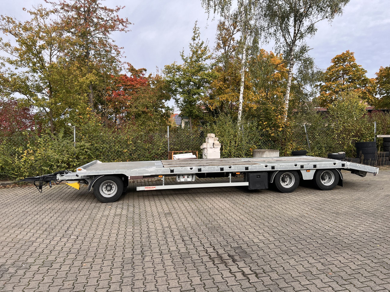 Möslein TO 3 F Schwebheim 3 Achs Tiefladeranhänger - Remolque góndola rebajadas: foto 1 Möslein TO 3 F Schwebheim 3 Achs Tiefladeranhänger - Remolque góndola rebajadas: foto 1