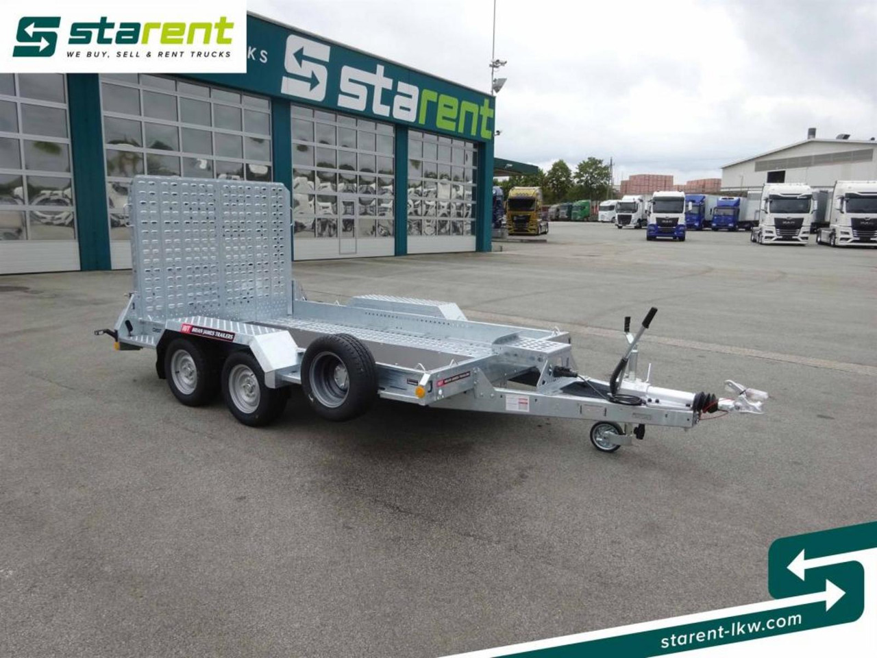 Brian James Trailers Digger Plant Schwerlast-Rampe - Remolque portavehículos: foto 3 Brian James Trailers Digger Plant Schwerlast-Rampe - Remolque portavehículos: foto 3