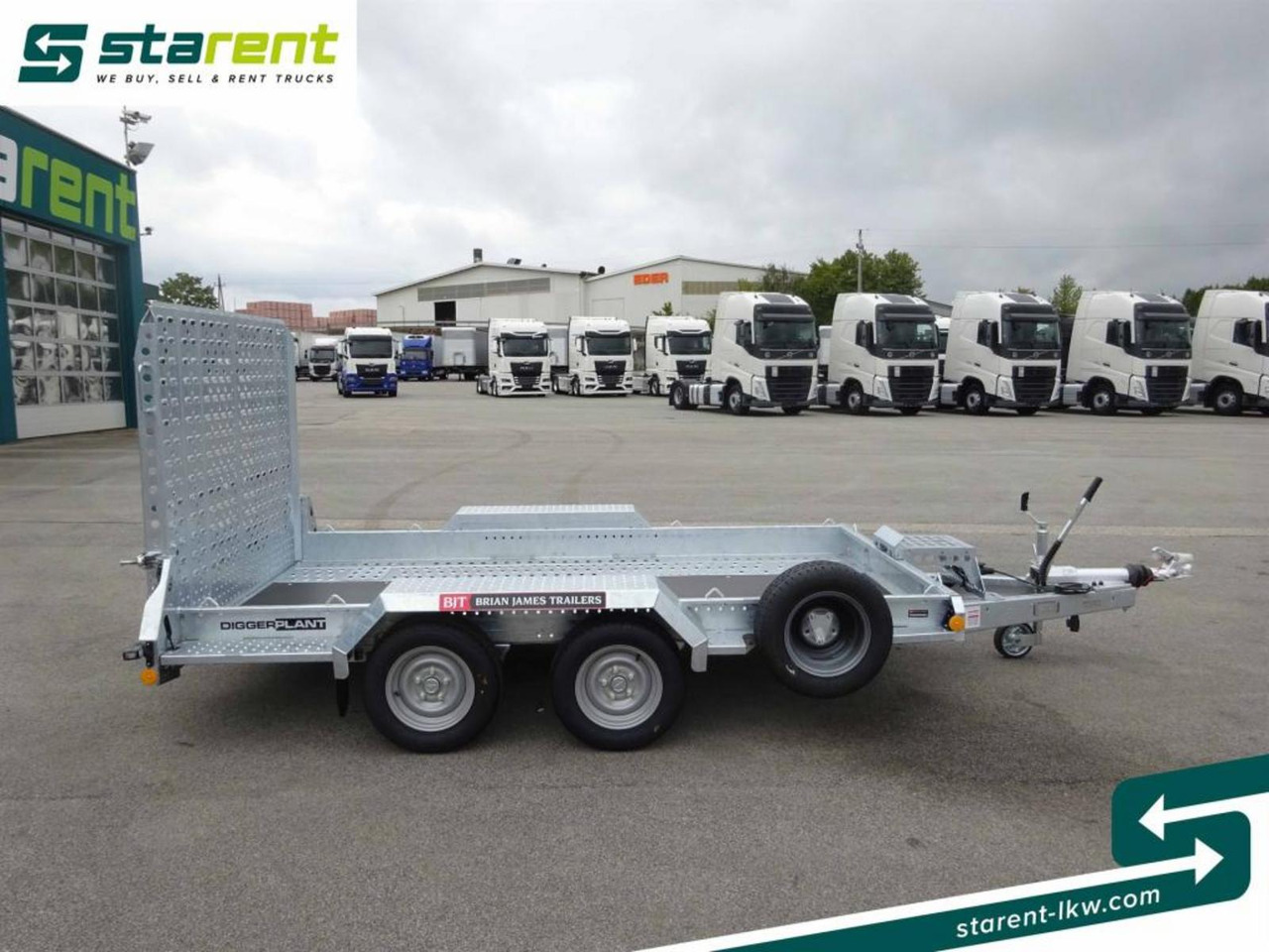 Brian James Trailers Digger Plant Schwerlast-Rampe - Remolque portavehículos: foto 4 Brian James Trailers Digger Plant Schwerlast-Rampe - Remolque portavehículos: foto 4