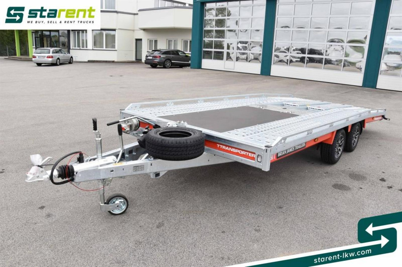 Brian James Trailers T-Transporter Rampen Seilwinde Kippbar Alu - Remolque portavehículos: foto 1 Brian James Trailers T-Transporter Rampen Seilwinde Kippbar Alu - Remolque portavehículos: foto 1