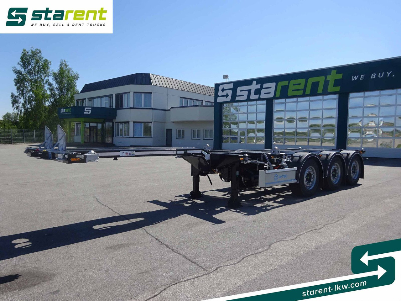 Semirremolque portacontenedore/ Intercambiable D-TEC Flexitrailer LS Containerchassis ADR, Liftachse: foto 1
