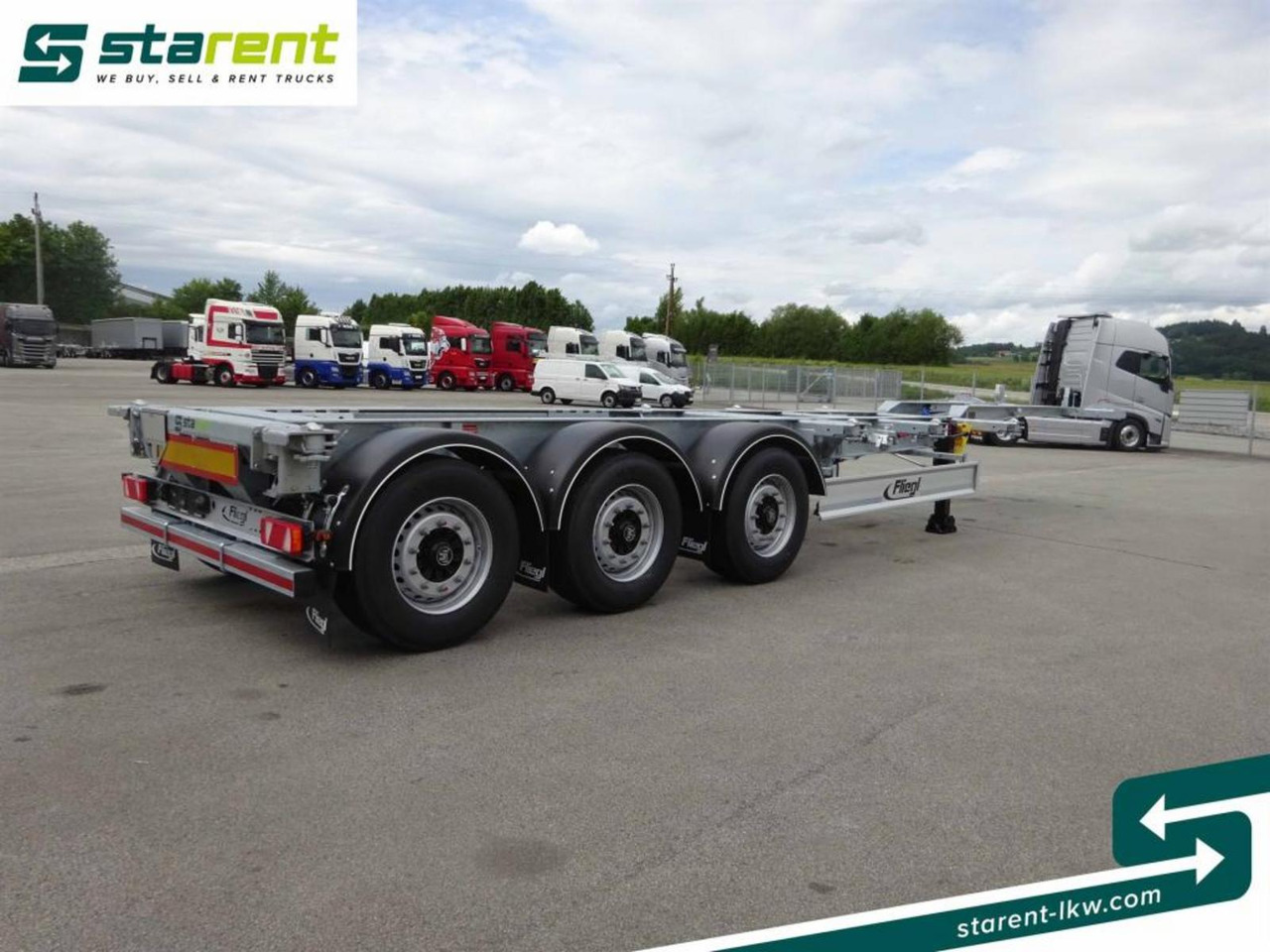 Fliegl Containerchassis ADR, 1x20/2x20/1x30/1x40/1x45 - Semirremolque portacontenedore/ Intercambiable: foto 5 Fliegl Containerchassis ADR, 1x20/2x20/1x30/1x40/1x45 - Semirremolque portacontenedore/ Intercambiable: foto 5