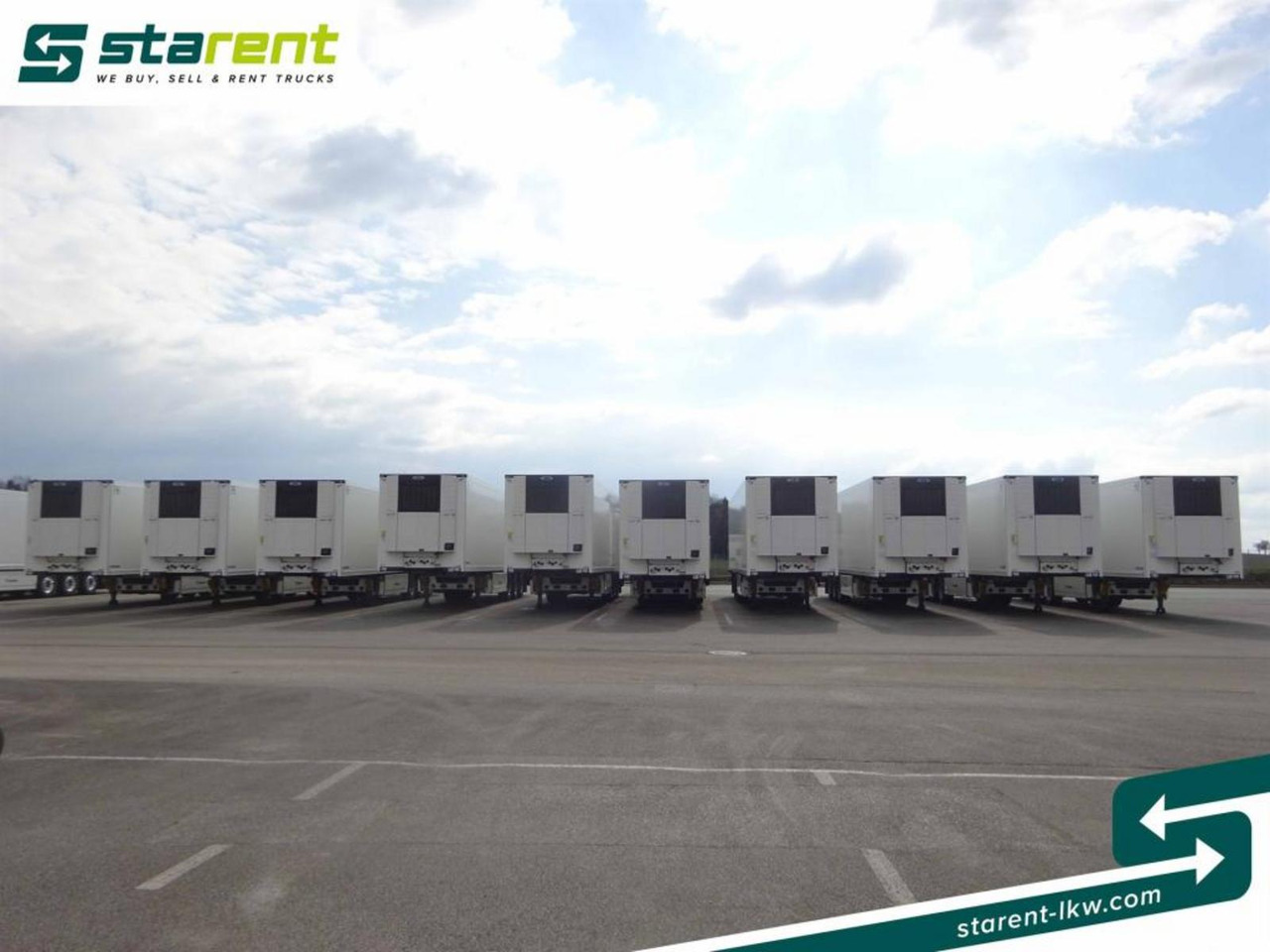 Krone Carrier Vector 1550 Blumenbreit Liftachse - Semirremolque frigorífico: foto 2 Krone Carrier Vector 1550 Blumenbreit Liftachse - Semirremolque frigorífico: foto 2
