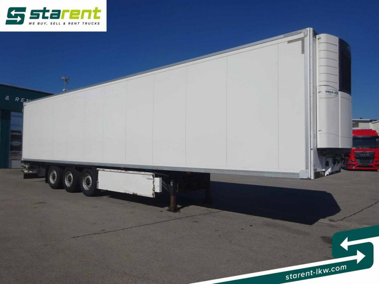 Krone Carrier Vector 1950 Doppelstock Liftachse Trennw. - Semirremolque frigorífico: foto 3 Krone Carrier Vector 1950 Doppelstock Liftachse Trennw. - Semirremolque frigorífico: foto 3