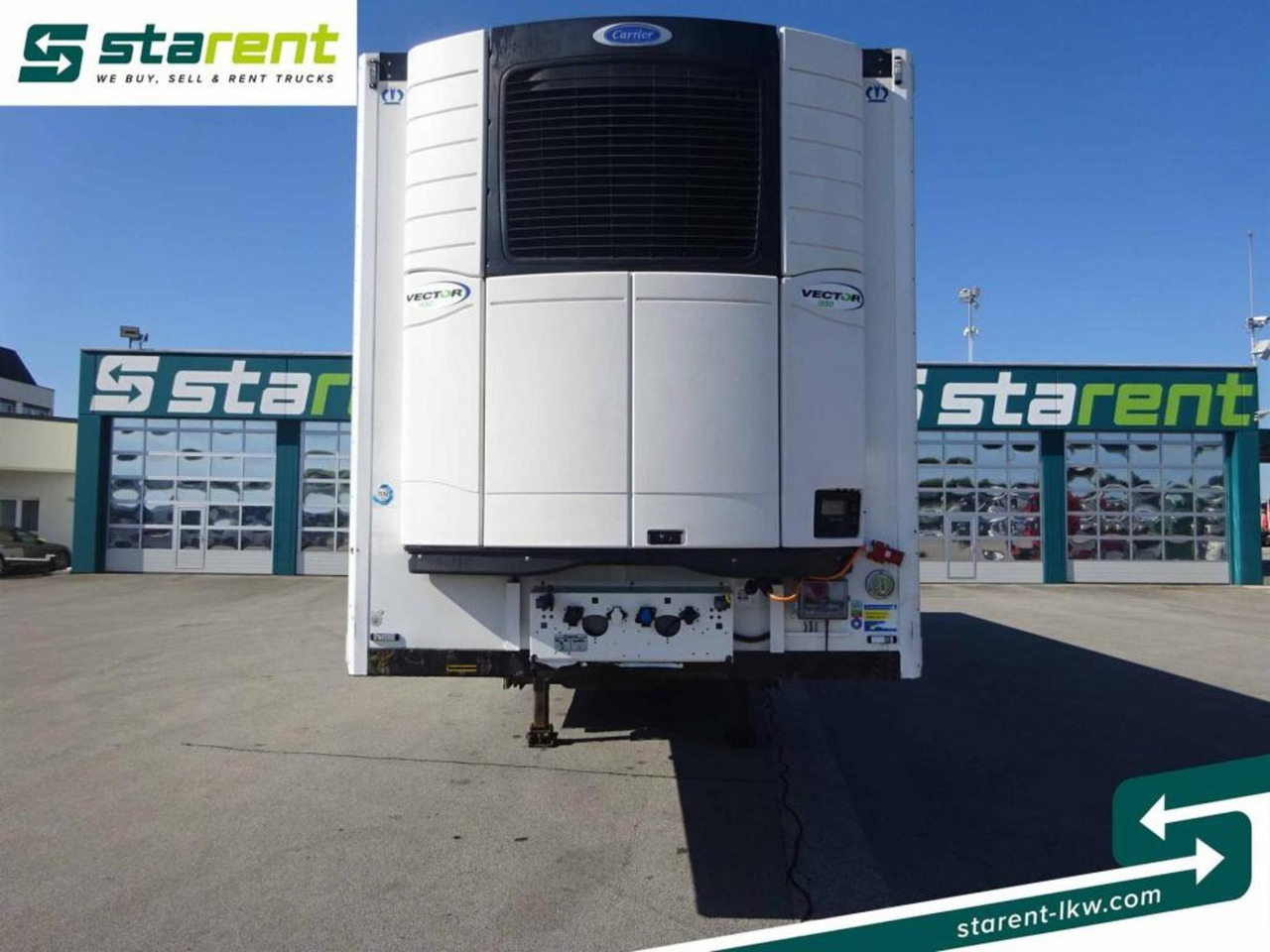 Krone Carrier Vector 1950 Doppelstock Liftachse Trennw. - Semirremolque frigorífico: foto 2 Krone Carrier Vector 1950 Doppelstock Liftachse Trennw. - Semirremolque frigorífico: foto 2
