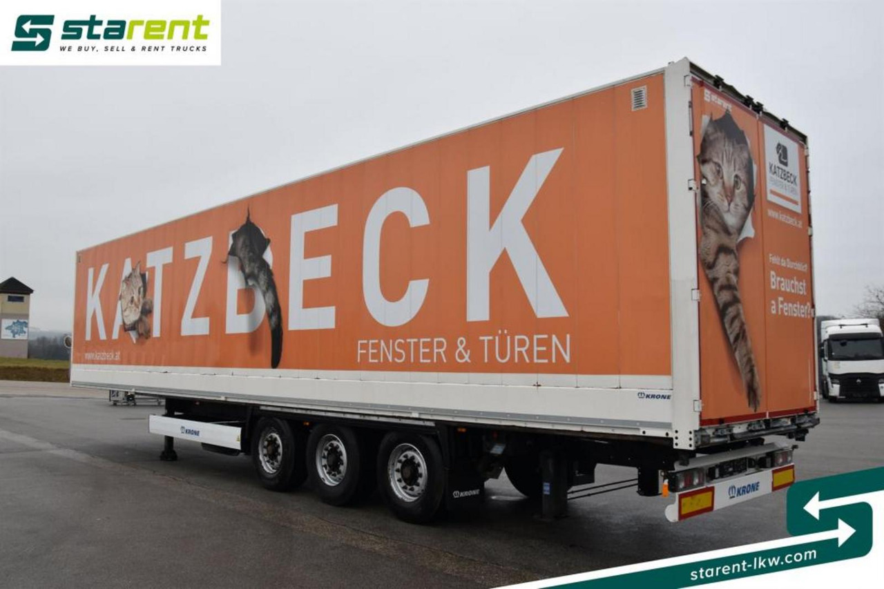 Semirremolque caja cerrada Krone Kleider- Trockenfrachtkoffer Wabco Rückfahrsensor: foto 7